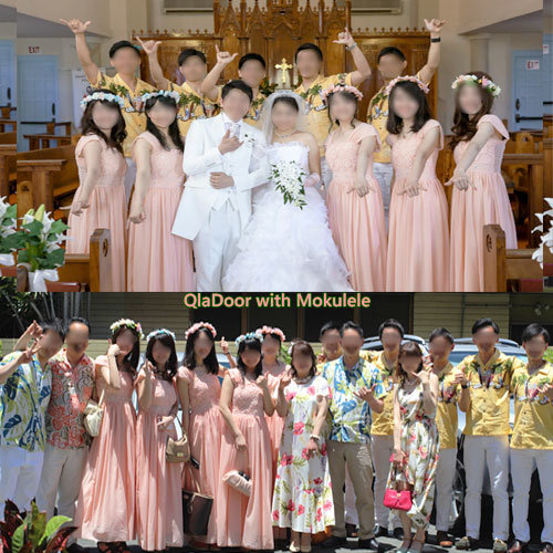ハワイ結婚式の服装 男性 女性の参列者 ゲストに合うズボンやワンピース 靴は Qladoor クラドーア