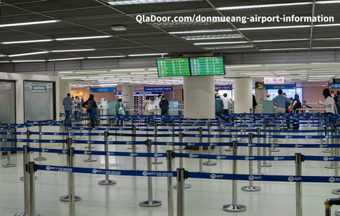 タイ・ドンムアン空港の入国審査の様子