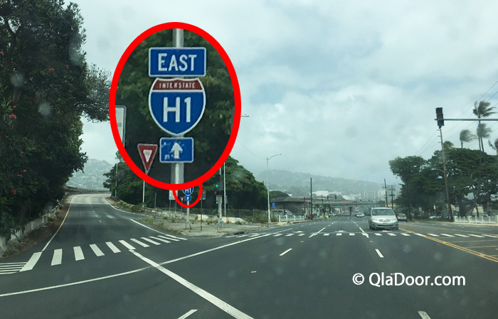 ハワイでの車レンタルh1高速道路